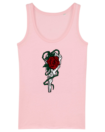 Bones And Roses Cotton Pink