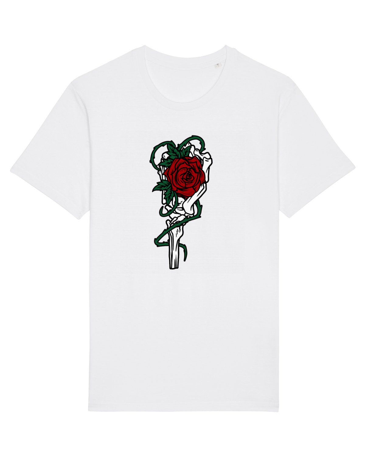 Tricou mânecă scurtă Unisex Rocker White