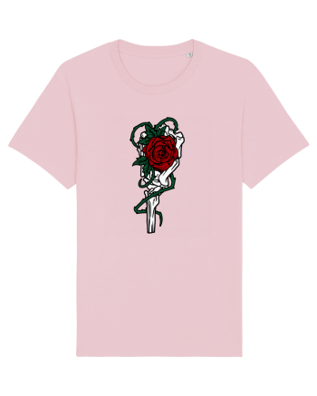 Bones And Roses Cotton Pink