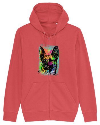 German Shepherd Carmine Red