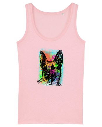 German Shepherd Cotton Pink