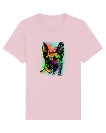 German Shepherd Cotton Pink