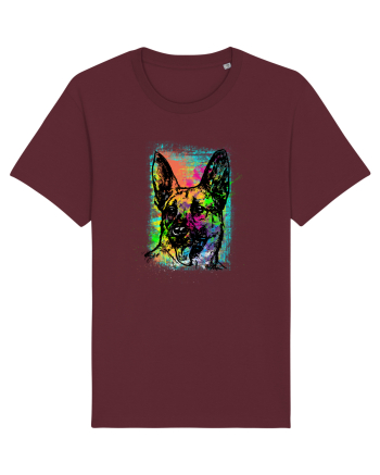German Shepherd Burgundy