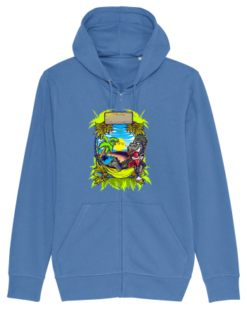 Tropical Gorilla Party Bright Blue