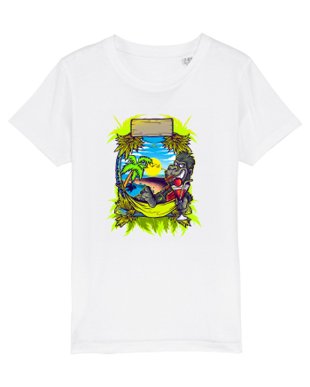 Tropical Gorilla Party White