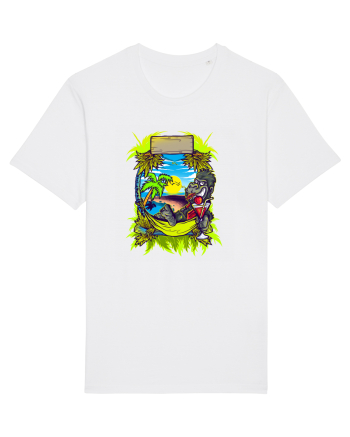 Tropical Gorilla Party White