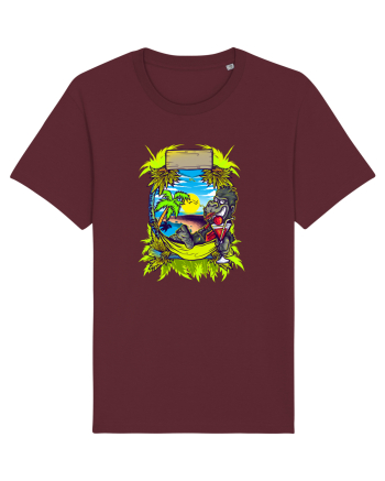 Tropical Gorilla Party Burgundy