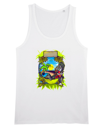 Tropical Gorilla Party White