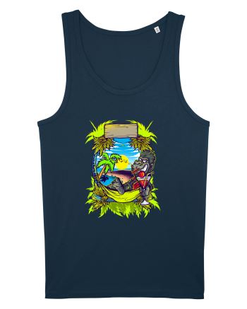 Tropical Gorilla Party Navy