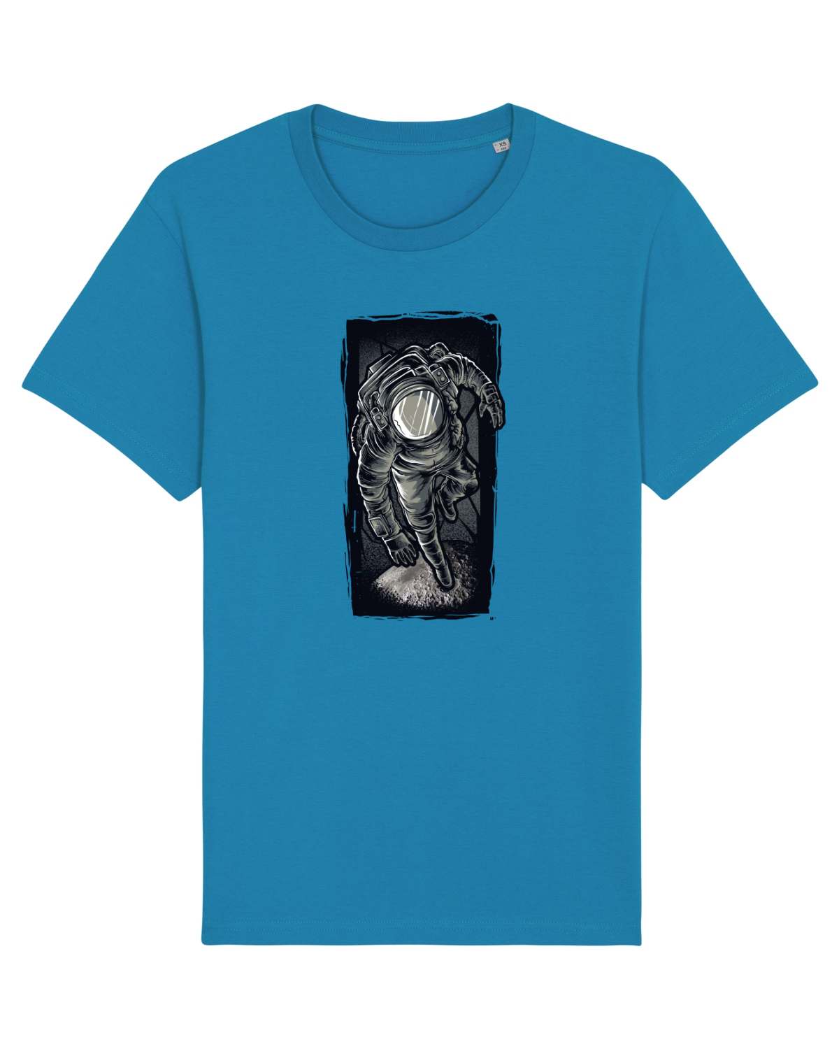 Tricou mânecă scurtă Unisex Rocker Azur