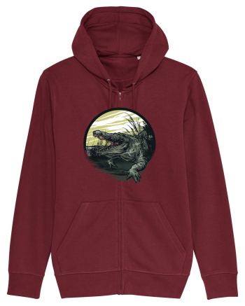 Swamp Alligator Burgundy