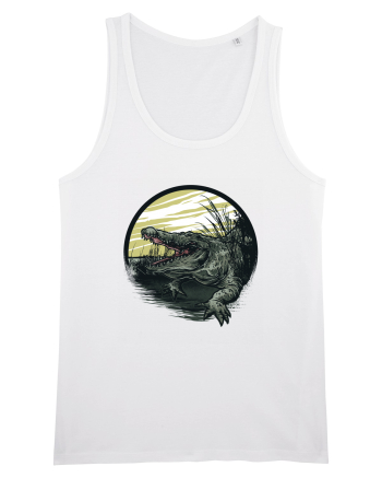 Swamp Alligator White
