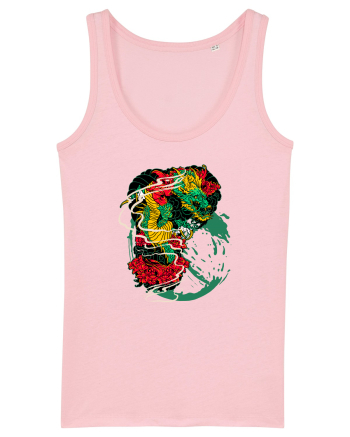 Flower Dragon Cotton Pink