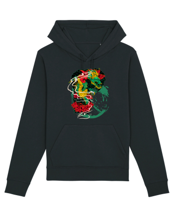 Flower Dragon Black