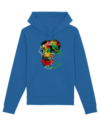 Flower Dragon Royal Blue