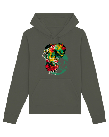Flower Dragon Khaki