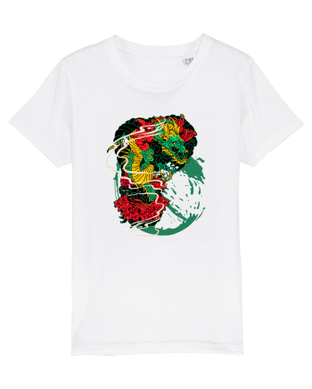 Flower Dragon White