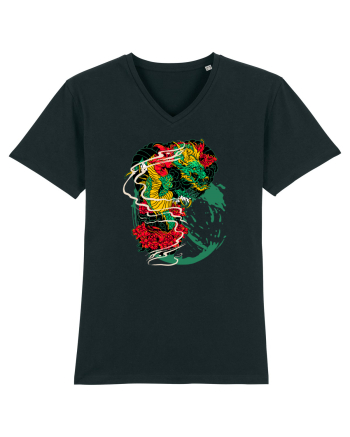 Flower Dragon Black