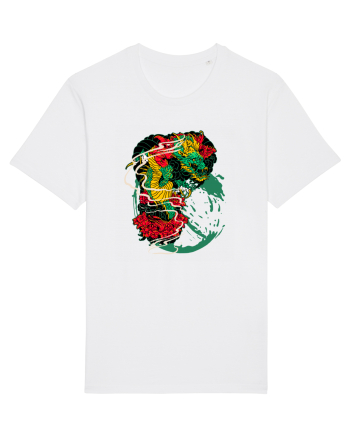 Flower Dragon White