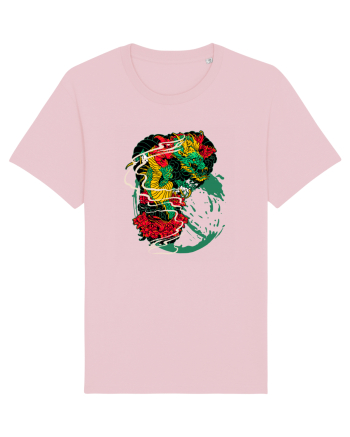 Flower Dragon Cotton Pink