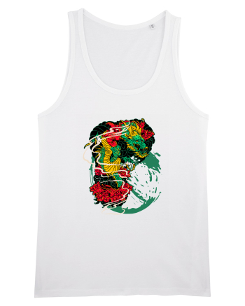 Flower Dragon White