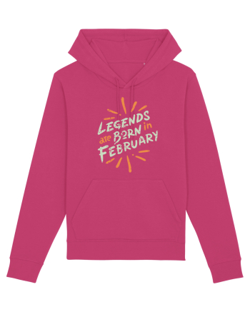 Legends Are Born In February Raspberry