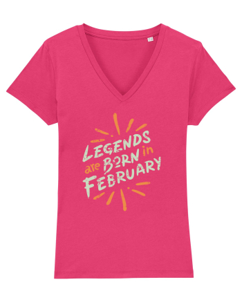 Legends Are Born In February Raspberry