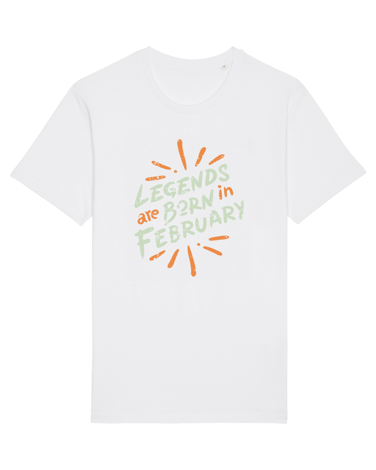 Tricou mânecă scurtă Unisex Rocker White