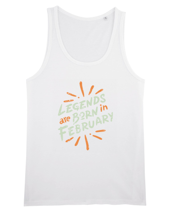 Legends Are Born In February White