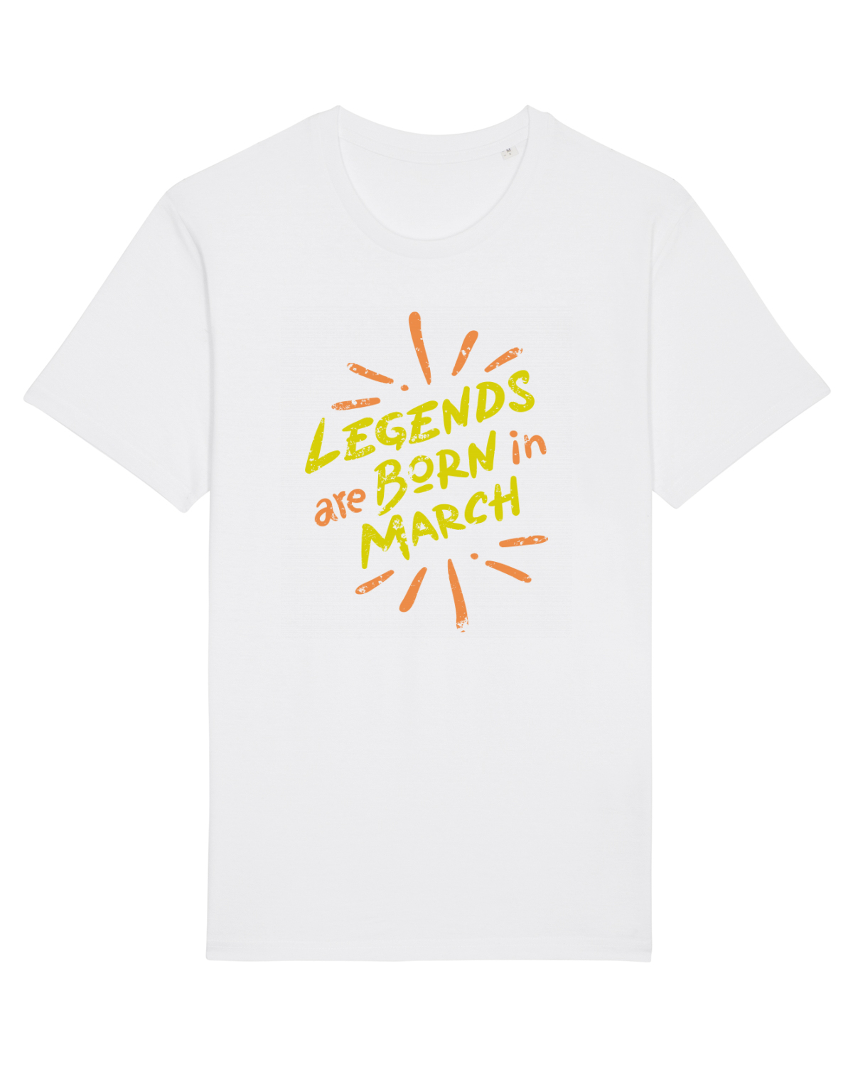 Tricou mânecă scurtă Unisex Rocker White