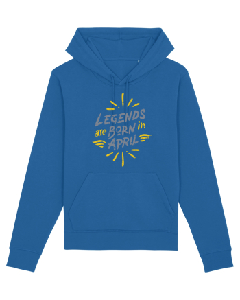 Legends Are Born In April Royal Blue