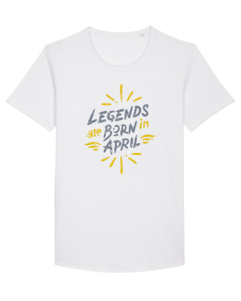 Legends Are Born In April White