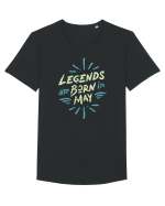 Legends Are Born In May Tricou mânecă scurtă guler larg Bărbat Skater