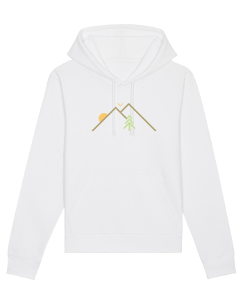 Peisaj Geometric Minimalist White