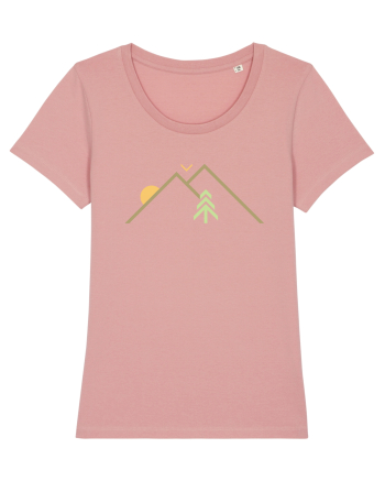 Peisaj Geometric Minimalist Canyon Pink