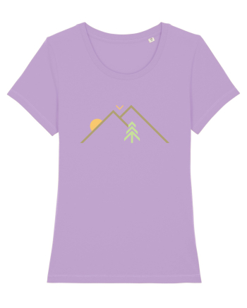 Peisaj Geometric Minimalist Lavender Dawn