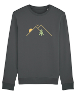 Peisaj Geometric Minimalist Bluză mânecă lungă Unisex Rise