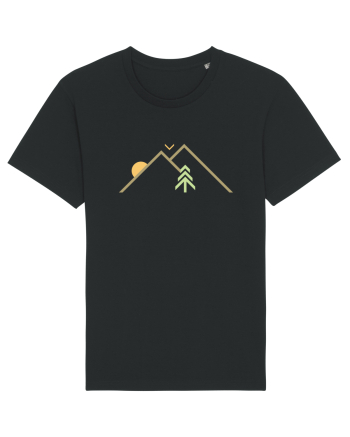 Peisaj Geometric Minimalist Black