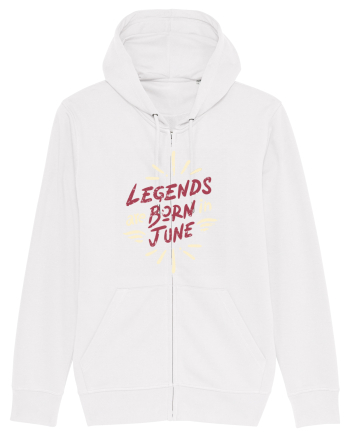 Legends Are Born In June White