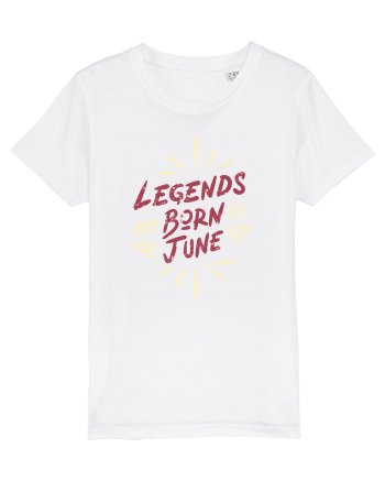 Legends Are Born In June White