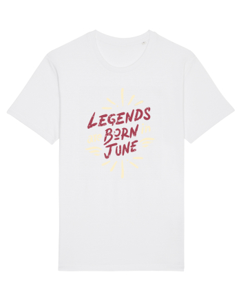 Legends Are Born In June White