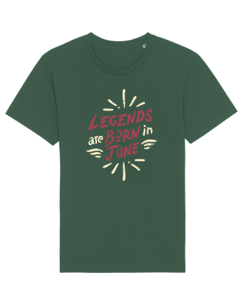 Legends Are Born In June Bottle Green