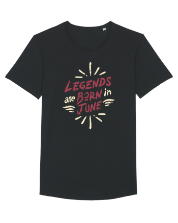 Legends Are Born In June Black