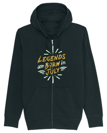 Legends Are Born In July Black