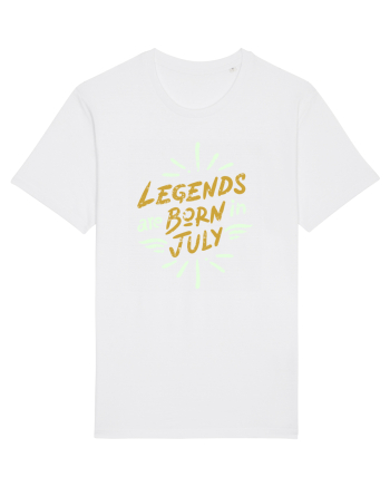 Legends Are Born In July White