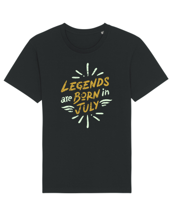 Legends Are Born In July Black