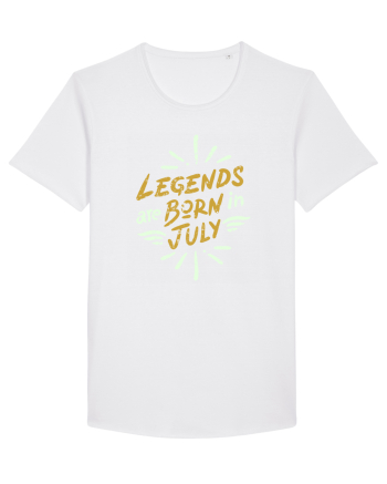 Legends Are Born In July White