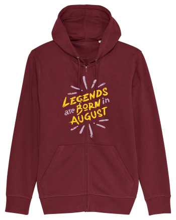 Legends Are Born In August Burgundy