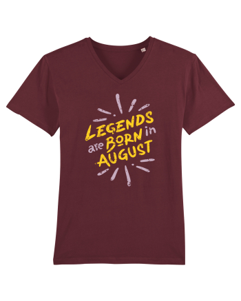 Legends Are Born In August Burgundy