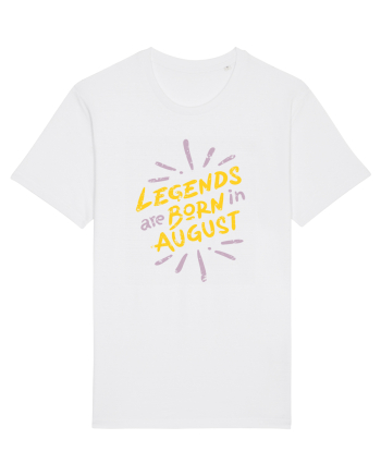 Legends Are Born In August White
